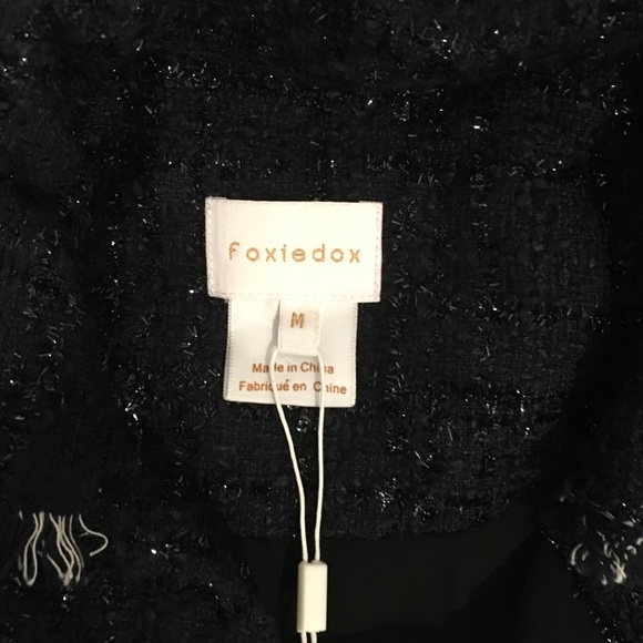 Foxiedox Navy Blue Embroidered Jacket - Picture 8 of 11